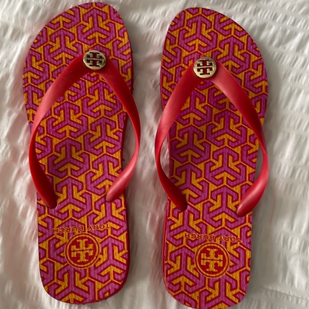 Tory Burch rubber flip flops sz.9